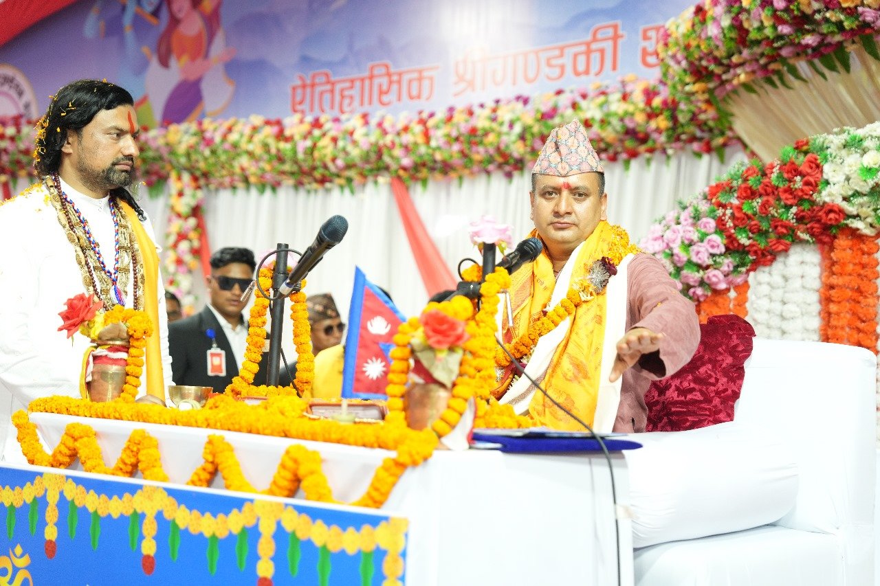 गण्डकी कोटिहोम: दिनबन्धुको प्रवचन सुरु ! बुद्ध पूर्णिमा भव्य रूपमा मनाइदै