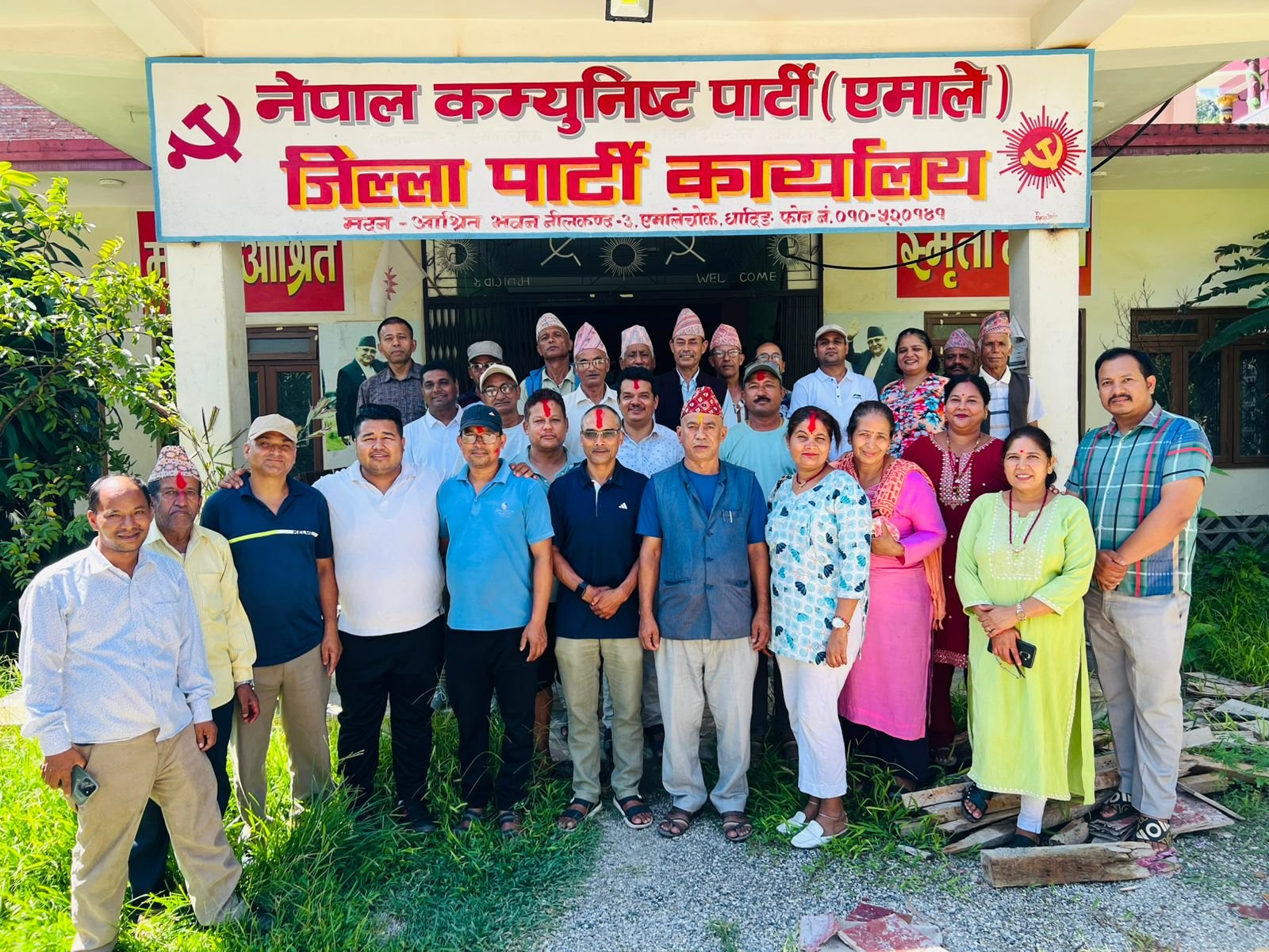 नीलकण्ठ -३ काे एमाले अध्यक्षमा  विष्णुलाल श्रेष्ठ 