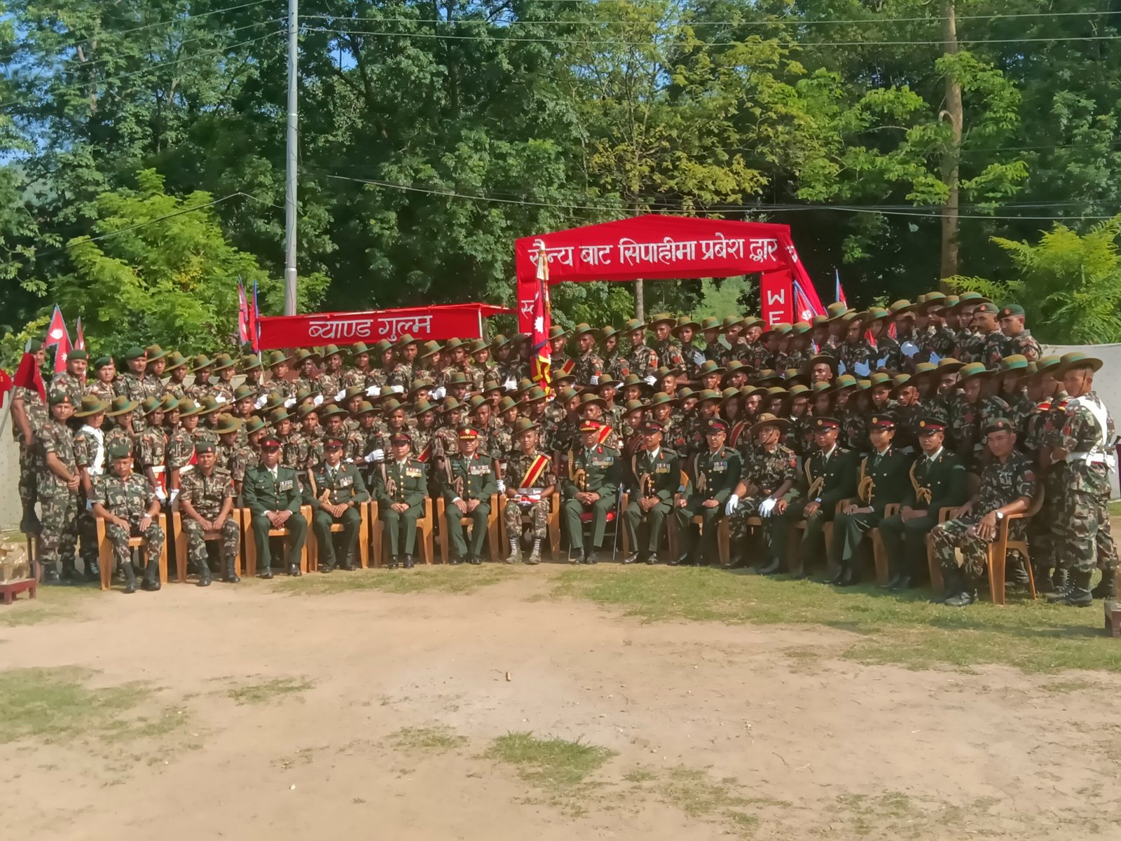 विदेश छाडेर मातृभूमि रक्षार्थ नेपाली सेनामा भर्ना भएकाे पर्शिक्षार्थीकाे भनाई