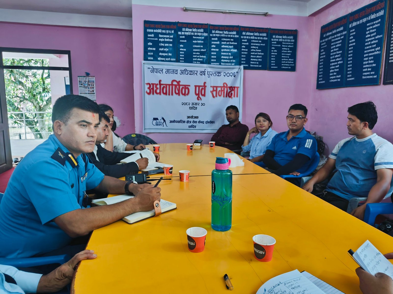 धादिङमा वर्षपुस्तककाे अर्धवार्षिक पूर्वसमीक्षा सम्पन्न