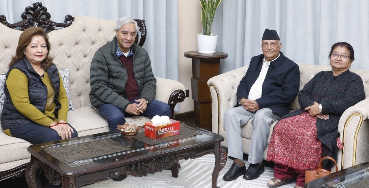 ओली-देउवा भेट