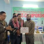 नेपाल पत्रकार महासंघ धादिङका सदस्य  संदिप घिमिरे सम्मानित