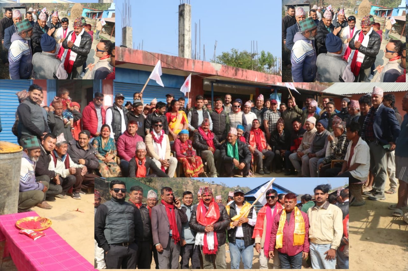 पुरै वडा सिंचाइको योजना पुरा गर्न एमाले उम्मेदवार त्रिपाठीसंग मतदाताको माग