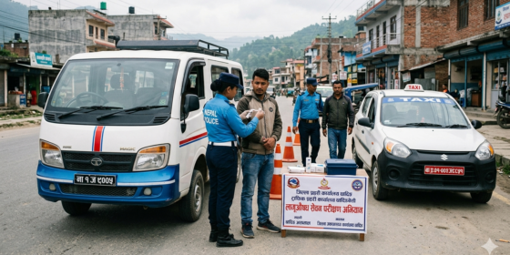 लागूऔषध सेवन गरेर सवारी चलाउने दुई चालक पक्राउ