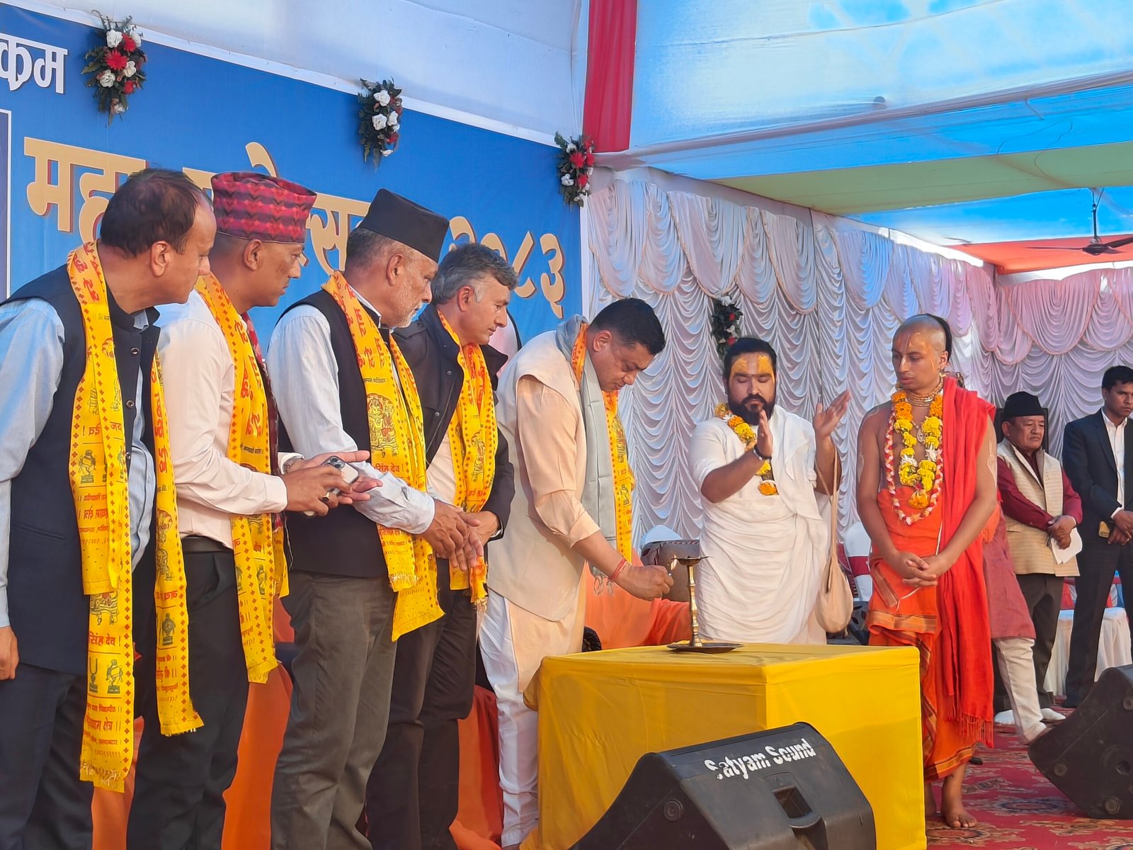 पुरुषोत्तम महामहोत्सवमा ११ हजार शालिग्राम स्थापना गरिने :  मुख्यमन्त्री बानियाँद्वारा उद्घाटन, धार्मिक पर्यटन विकासमा जोड