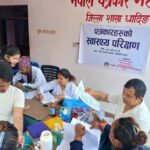धादिङका ३७ पत्रकारको नि:शुल्क स्वास्थ्य परीक्षण