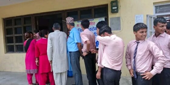 AI–Xray प्रविधिबाट गल्छीमा क्षयरोग खोजपडताल, ५२० जनाको स्क्रिनिङ