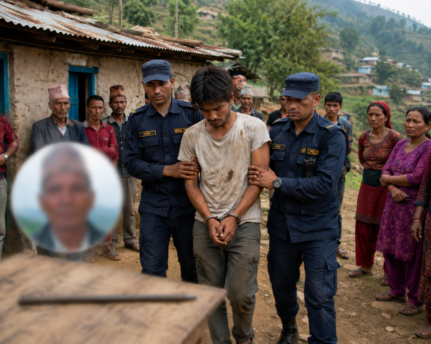 धादिङकाे गुम्दीमा छाेराले बाबु मारे