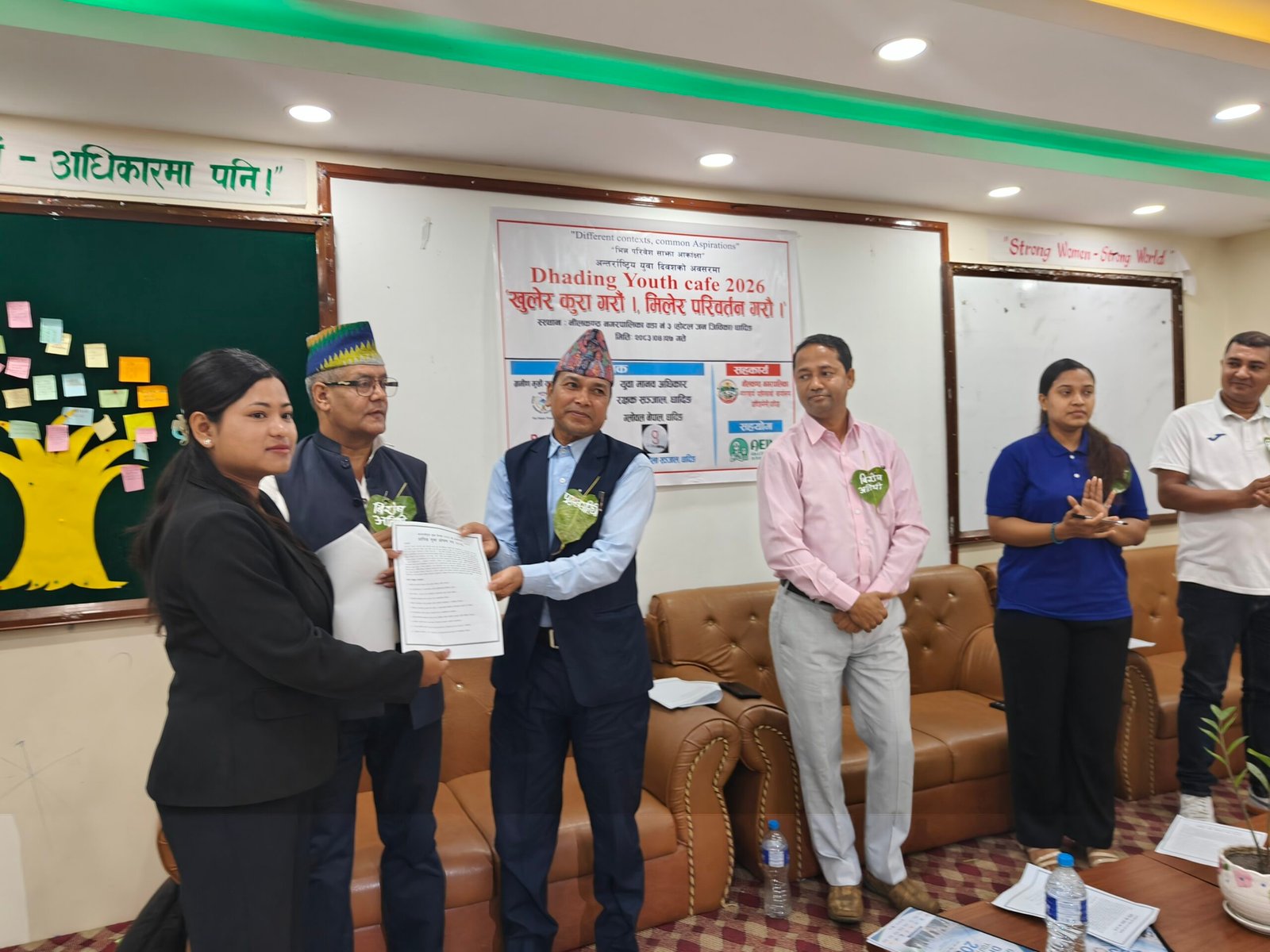 युवा पलायन रोक्दै स्वदेशमै अवसर सिर्जना गर्न धादिङका युवाकाे माग