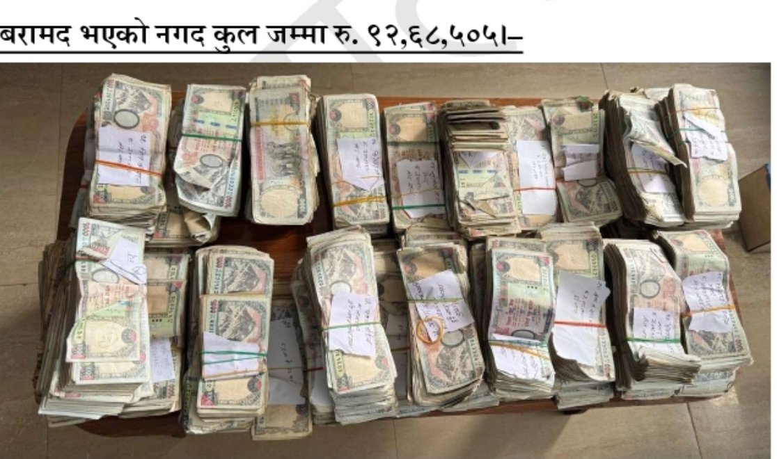 बाढीले बगाएर ल्याएको सेफ फोडेर ९२ लाखभन्दा बढी चोरी गर्ने २९ जना धादिङबाट पक्राउ