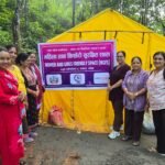 बाढी प्रभावित क्षेत्रमा महिला र किशोरी मैत्री स्थानको स्थापना