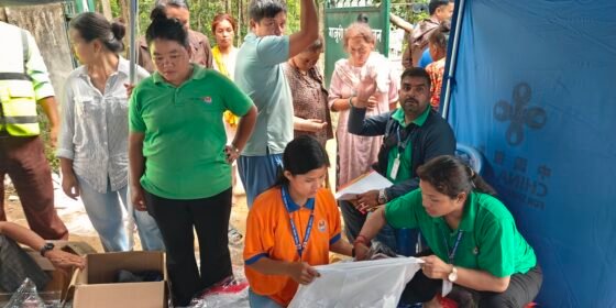 गलौंदीका ४२ बाढीपीडित परिवारलाई आकस्मिक राहत