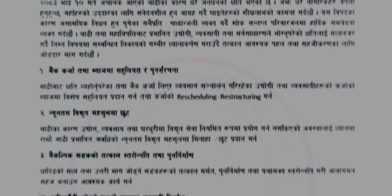 बाढीपछि व्यवसायीको माग : कर्जा पुनर्संरचनादेखि बेलीब्रिजसम्म